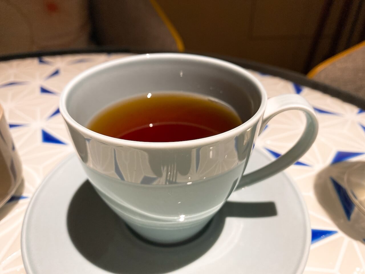 ホテルインディゴ箱根強羅　夕食　食後の紅茶